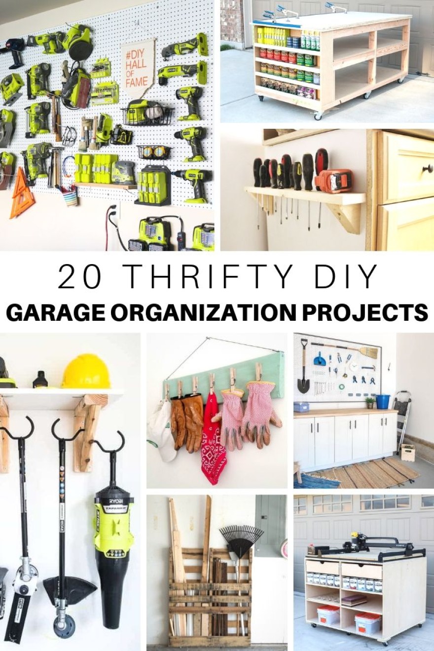 Picture of: Thrifty DIY Garage Organization Projects – The House of Wood