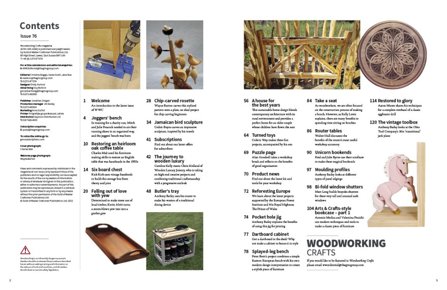 Picture of: Woodworking Crafts – Issue  – GMC Publications